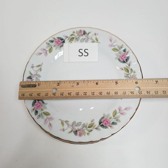 4 Vtg Regency Rose #2345 Bread & Butter Plates 6-3/8" Creative Fine China [SS] - Picture 7 of 7